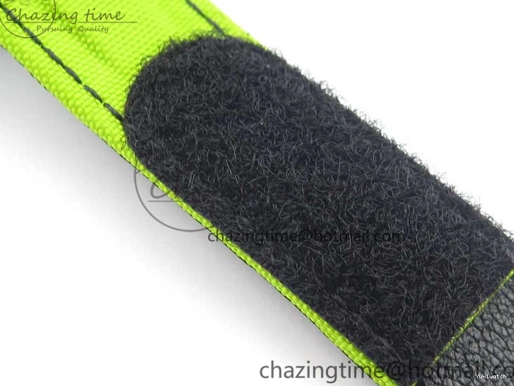 Green Dial Daytona Edition Carbon Strap WWF A7750 Best Black Nylon Green On V2 DIW 1103